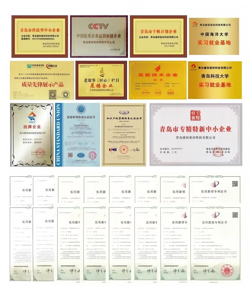 Boas notícias: a vedação de Qingdao Ruichen obteve várias patentes